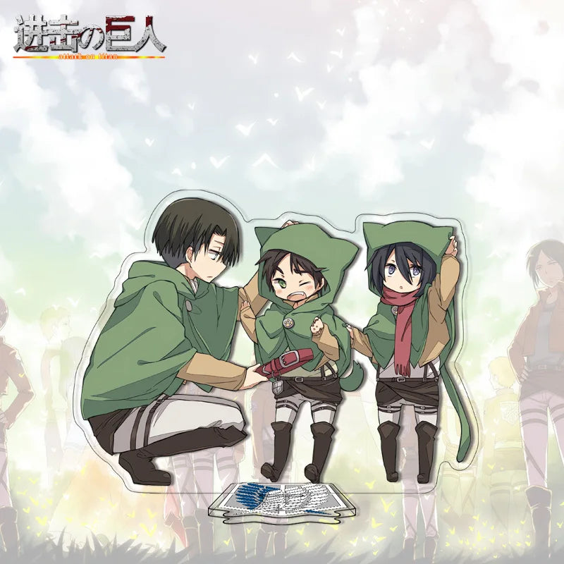 Attack on Titan Acrylic Stand 41-80 Anime Figure Custom Made One Piece Drop Shipping Wholesale Distributor Merchandise