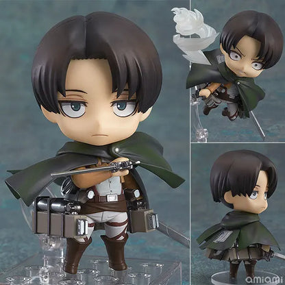 Anime Attack On Titan 1123# Hange Zoe 2000# Eren Jaeger Mikasa Ackerman Action Figures Cartoon Model Movable Doll Ornament Gift