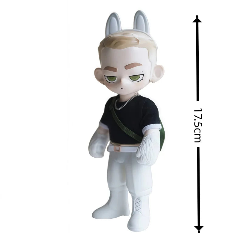 Toos Deer Head Boy Figure Muscle Guy Handsome Boy with Tattoo Warrior Doll Running Park Collection Ornament Accompany Gift