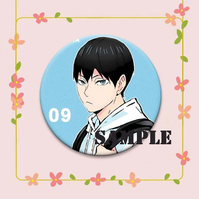 Haikyuu!! Anime Brooch Badge