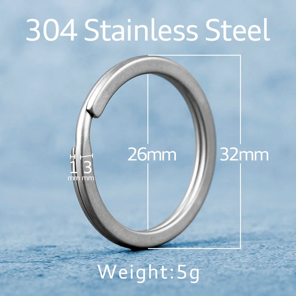Real Titanium Alloy Key Rings Keychains Square Octagon Pendant  Buckle  Man Car Keychain for Male Creativity Gift Wholesale