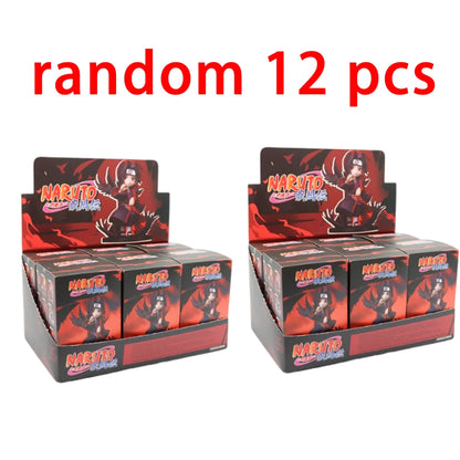 1-12pcs Naruto Blind Box Figure Toys Shippuden Akatsuki Arc Series Trendy Mystery Box PVC Model Surprise Christmas Toys Gift