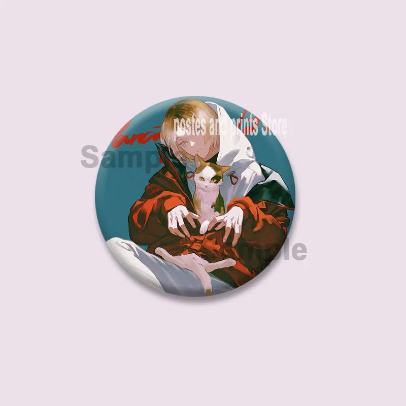 Haikyuu Kenma Button Pin