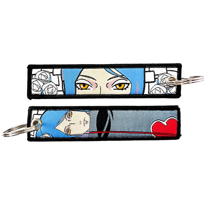 Classic Cartoon Embroidery Keychain