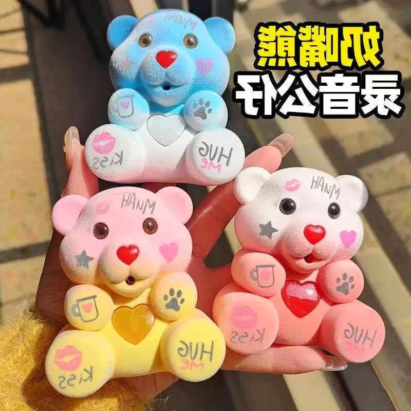 Pacifier Love Bear Keychain Popular Cute Doll
