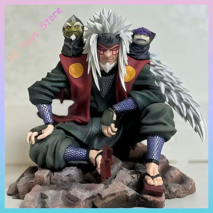 16cm Mount Myoboku Action Figure Sitting Posture Jiraiya Model Statue Ornament Children Toys Birthday Gift