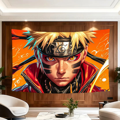 N-NARUTO Naruto Uzumaki-N flag Decorative Banners Suitable For Outdoor Camping Family Parties And Garden Walls Gift