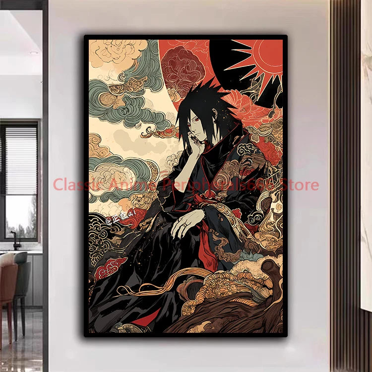Naruto Akatsuki Ukiyo-E Poster