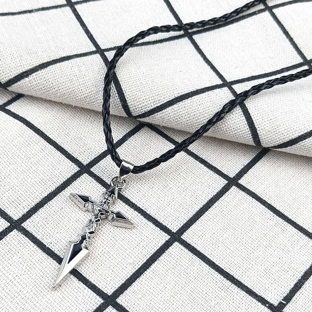 Anime Fate Stay Night Necklace Zero Saber Altolia Pandragong Cosplay Unisex Cross Pendant Necklaces Jewelry Accessories Choker