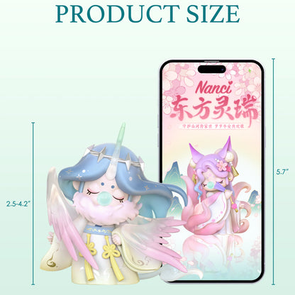 Rolife Nanci Blind Box Oriental Mythological Creatures Action Figure Collectible Doll Toys Surprise Box for Kids Friends Adults
