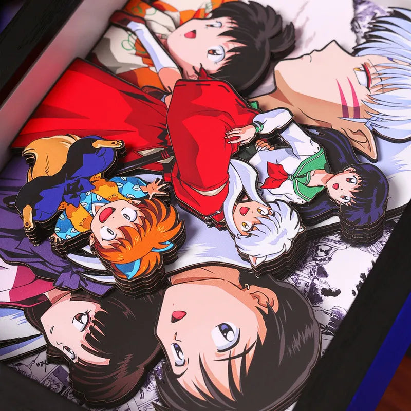 Inuyasha Higurashi Kagome 3D Painting