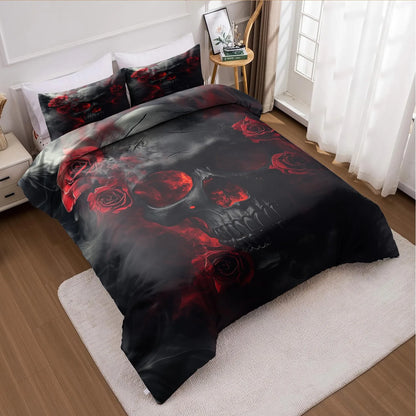Anime Skull Duvet Cover