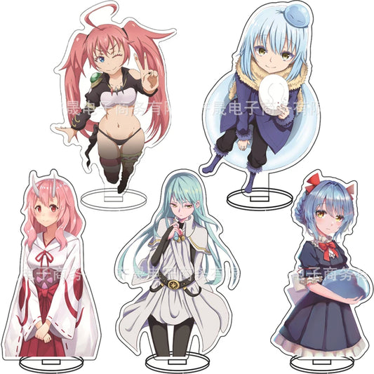 16CM Anime Figure That Time I Got Reincarnated as a Slime Rimuru Tempest Shuna Shion Noir Benimaru Cos Acrylic Stand Ornaments
