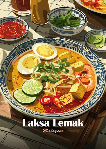 Anime Food Art Poster