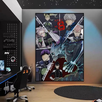 Kaiju No. 8 Kafka Canvas Poster