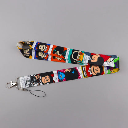 Anime Girl Lanyard Credential Holder