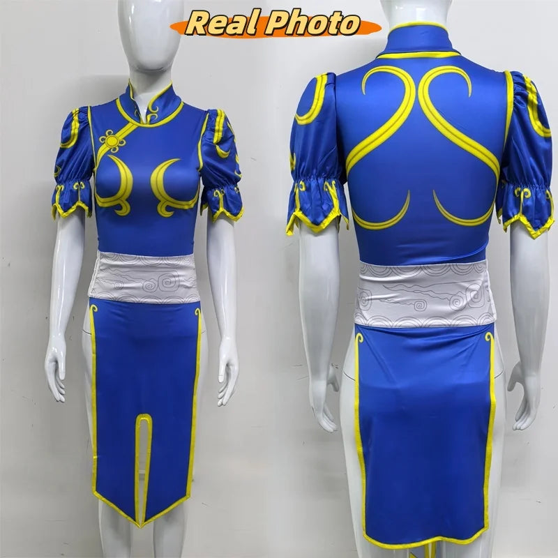 Street Fighter Chun Li Cosplay Costume