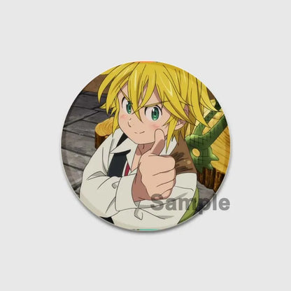 The Seven Deadly Sins Badge Brooch