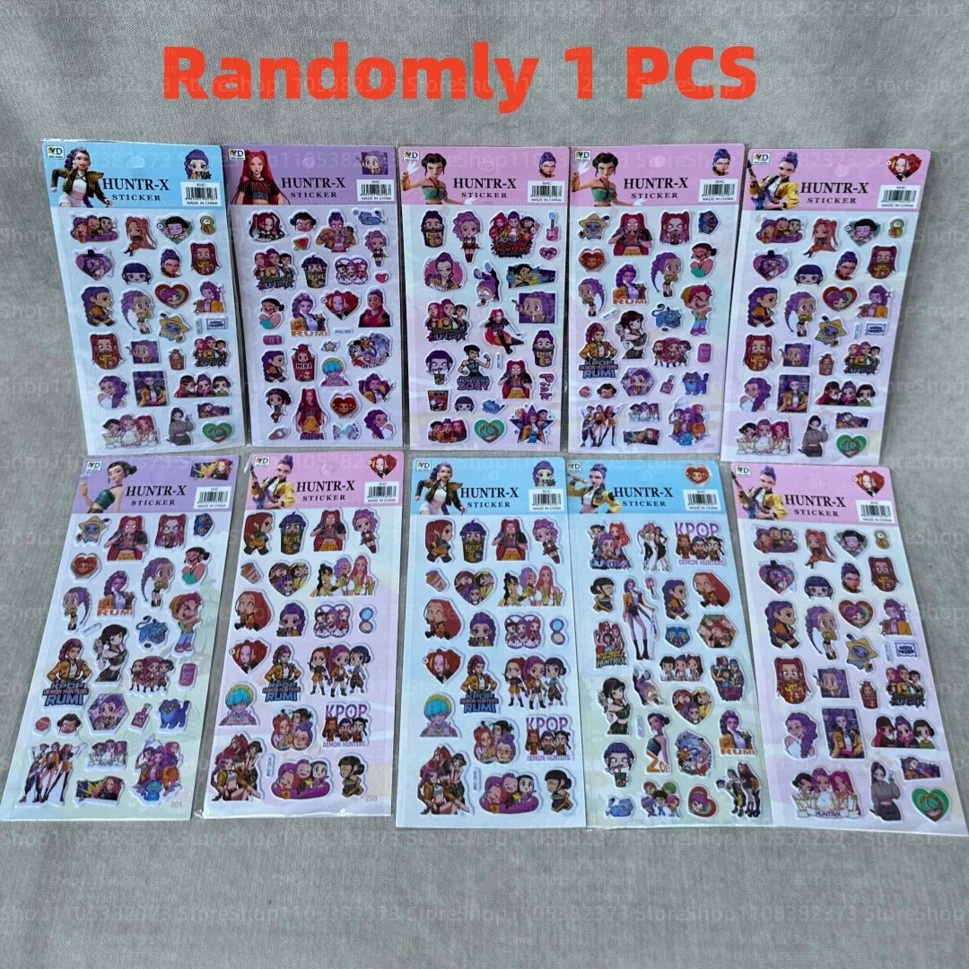 Anime Cartoon Foam Puffy Stickers