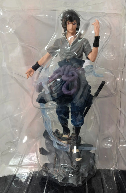 23cm **Naruto Anime Figure Uzumaki Naruto Uchiha Sasuke Action Model Pvc Statue Desktop Ornament Collection Toys Gift