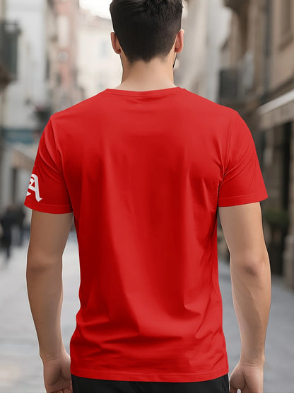 Generic Anime Letter Print T-Shirt