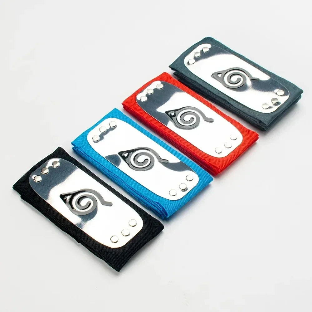 Bandai Naruto Kakashi Sasuke Headband rebel ninja Konoha protective forehead bandana cosplay anime Costume Accessories gift toy