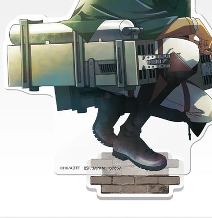 15Cm Acrylic Standee for Attack on Titan Levi Ackerman Erwin Smith Cartoons Standee Deskto Decoration Exquisite Gift Ornament