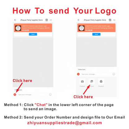 Custom Logo Sticker