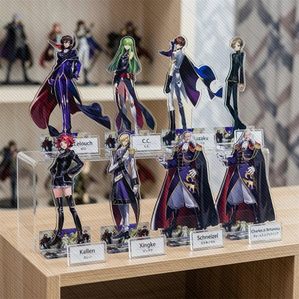 15cm Anime Lelouch Lamperouge Acrylic Keychain Characteristic Characters Ornament Accessories Goods Collection Christmas Gifts