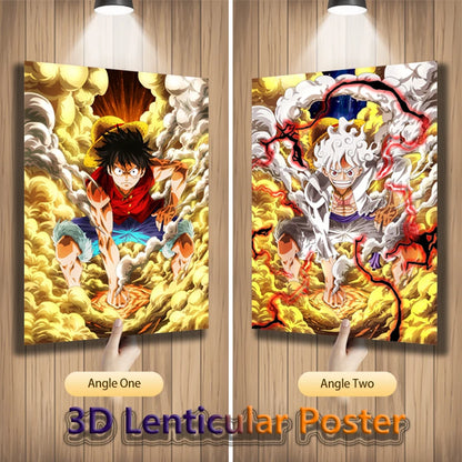 One Piece Luffy Lenticular Poster