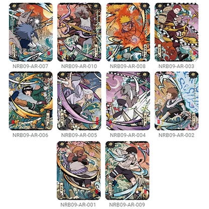Kayou Naruto Card Set AR CR MR UR PTR SSR SR R T2W9 T4W8 Full Series Uzumaki Sasuke Hinata Uchiha Anime Collection Cards Toy Gif
