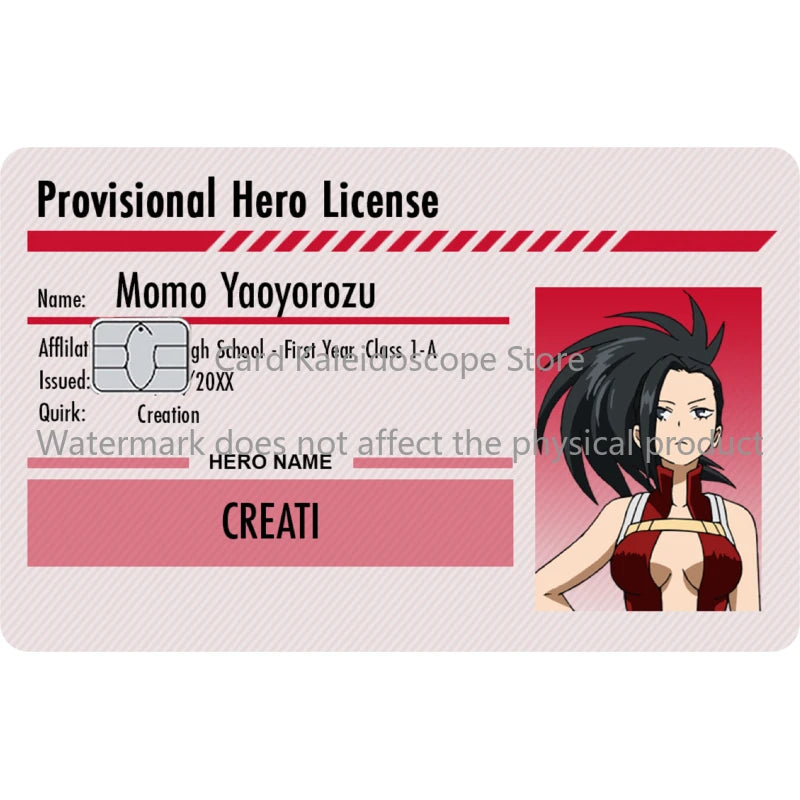 My Hero Academia Student ID Card Sticker