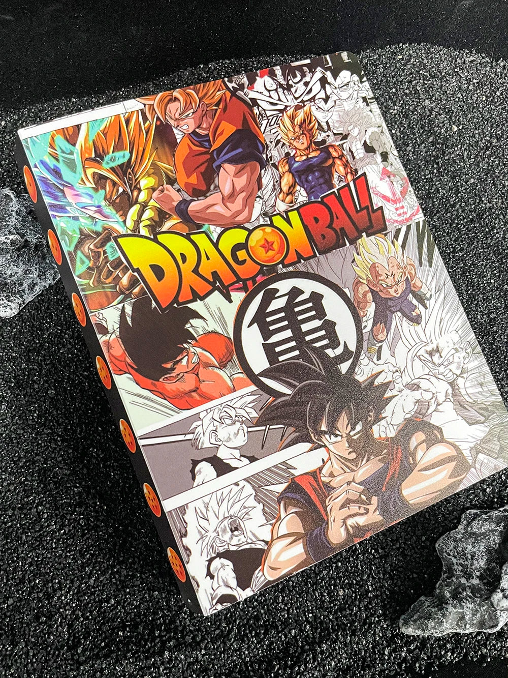Goku Dragon Ball Collectible Card Album 4 Compartments Can Hold 240 Pcs Card Matte Touch Shell Card Album Gift