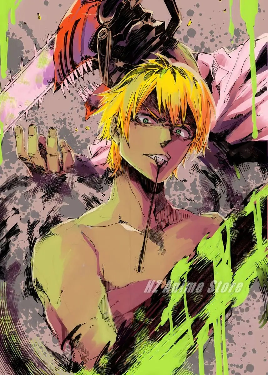 Chainsaw Man Denji Canvas Print