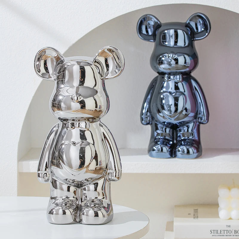 Bearbrick Teddy Bear Ceramic Statue