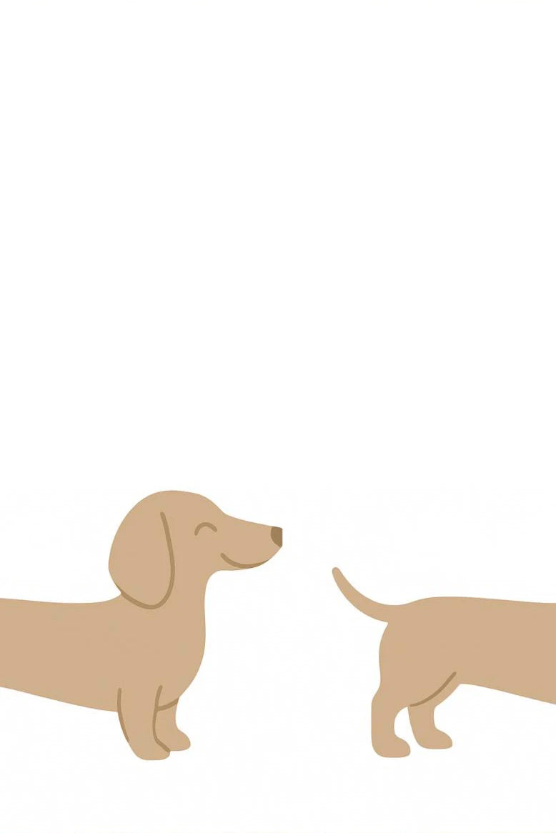 Dachshund Minimalist Wall Art