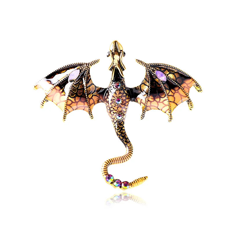 Dragon Colorful Brooch