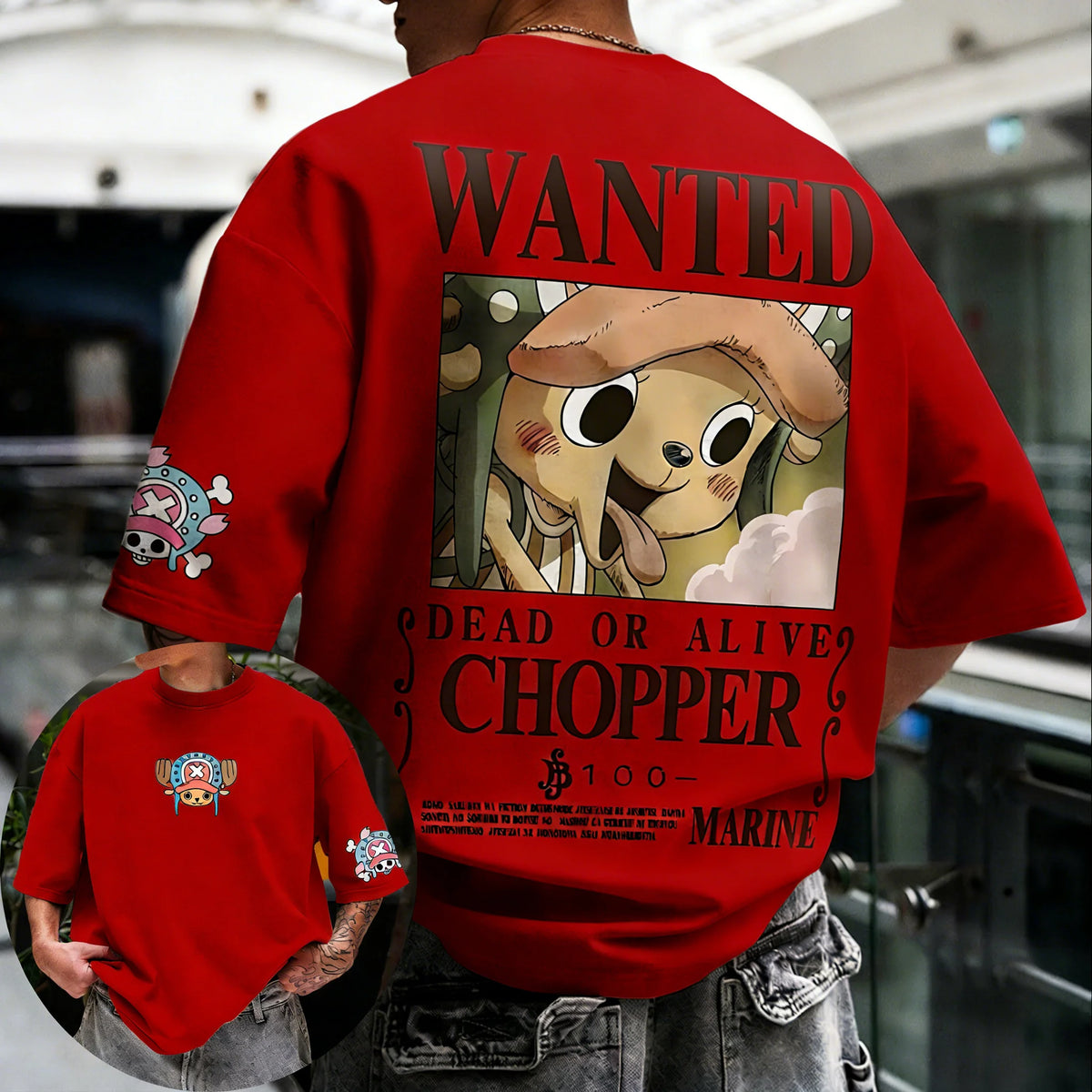 ONE PIECE Anime Chopper Joint Cotton T-shirt 2026 Summer New Men's and Women's Loose Casual Street Hip Hop Short Sleeved Top