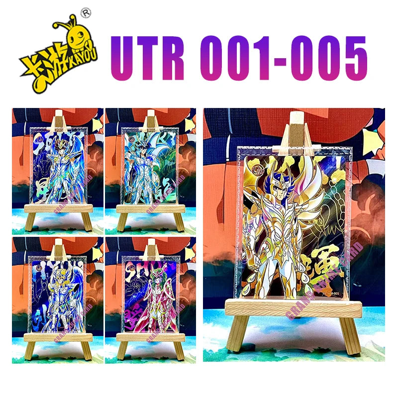 Kayou Saint Seiya Card Full Series Rare BP MR QR UR PR AR SSR SR R UTR Card Anime Collection Card Game Children's Toy Gift