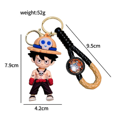 One Piece Luffy Silicone Keychain