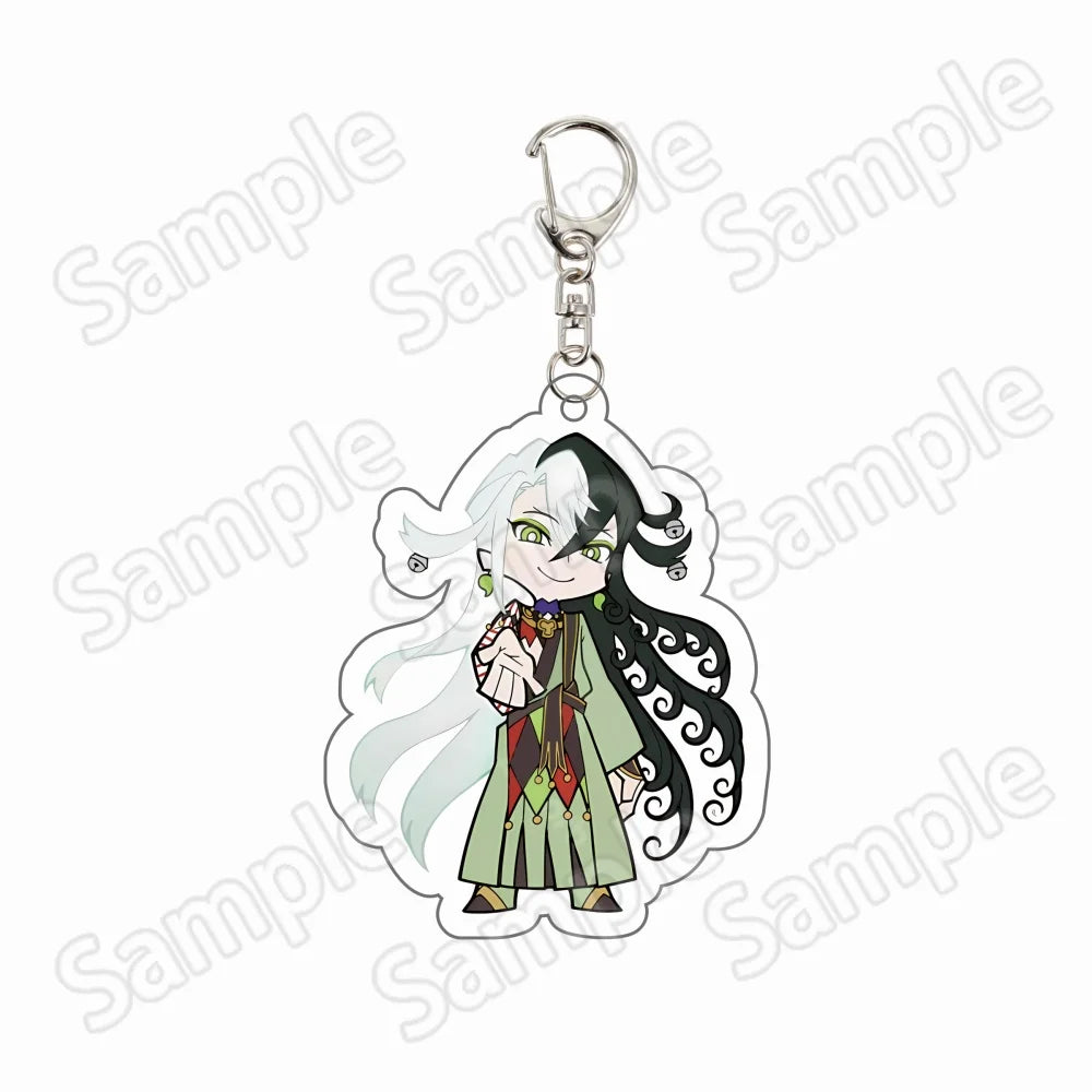 Anime Game Fate Grand Order FGO Saber Gilgamesh Mash Merlin Enkidu Ishtar Jeanne Ereshkigal Acrylic Keychain Keyring Pendant