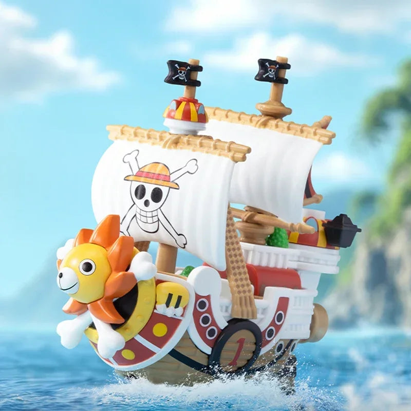 POPMART ONE PIECE THE GRAND LINE SERIES VEHICLES Blind Box Guess Bag Toys Doll Cute Anime Figure Desktop Ornaments Collection