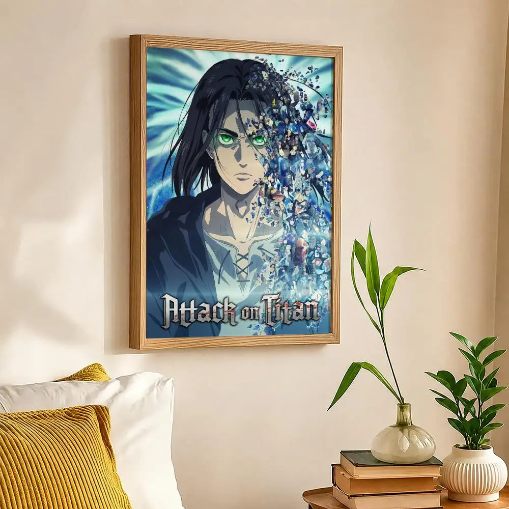Levi Ackerman Attack On Titan Poster Water Proof Paper Print Room Decor Stickers Art Wall Decor Living Room