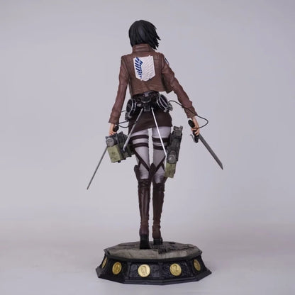Anime Attack on Titan Figures Mikasa Ackerman Figure 30cm/11.81inch PVC Ackerman Action Figure Collection Model Toys Gifts