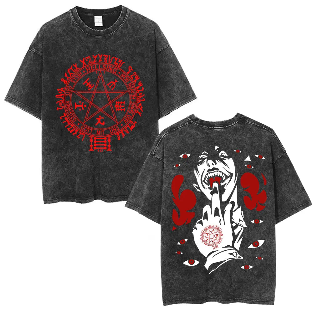 Hellsing Ultimate Alucard Washed T-Shirt