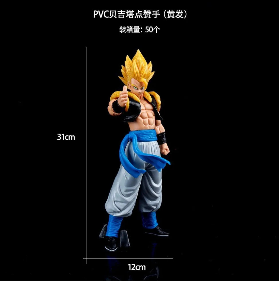 Dragon Ball Z Super Saiyan Son Goku Action Figure Set - Includes Son Gohan Vegeta Broly Piccolo Majin Buu Collectible