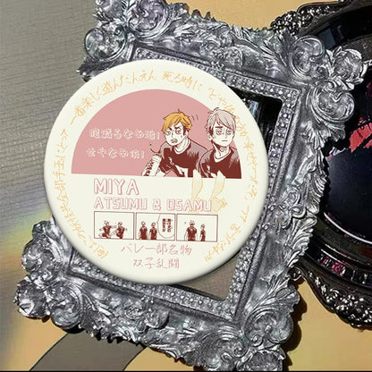 Haikyuu!! Anime Brooch Badge