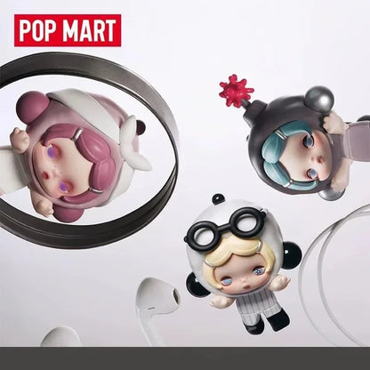 POP MART POP ATTACH SKULLPANDA Off Mode Series Mini Doll Mystery Box Genuine Blind Box Guess Toys Bag Ornament Figurines Home