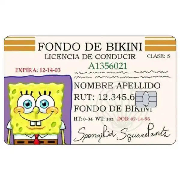 SpongeBob Patrick Star Card Skin