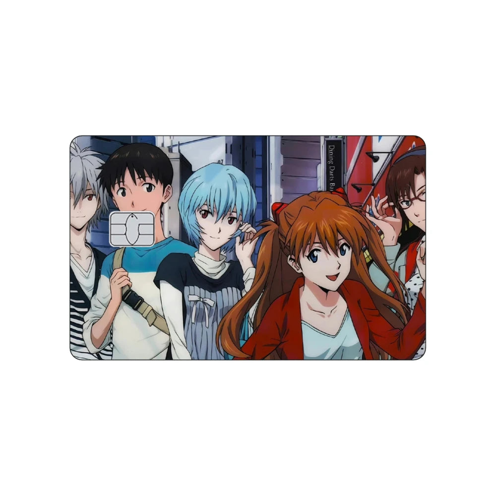 Evangelion Asuka Rei Card Skin